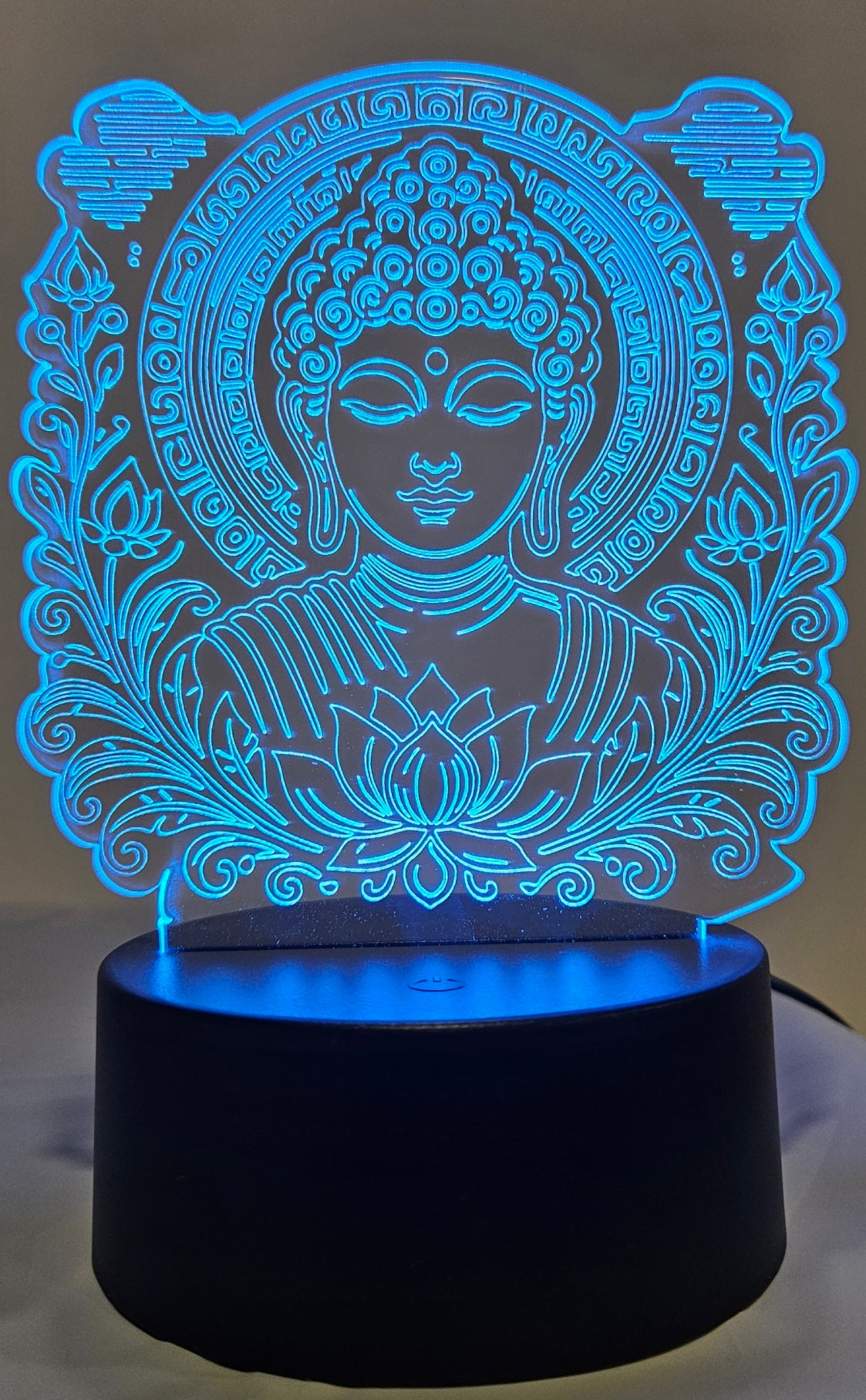 Multi Color LED Buddha Lamp