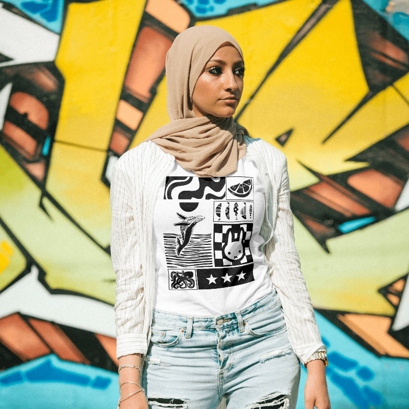 Tshirt - Black/white
