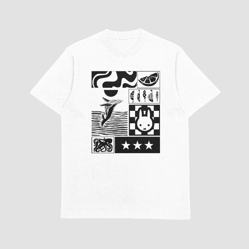 Tshirt - Black/white